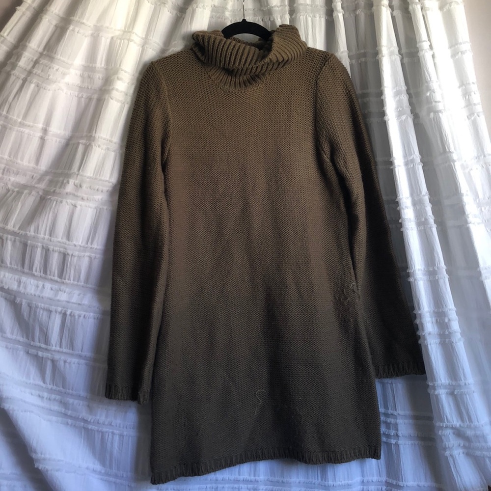 Turtleneck Sweater Dress